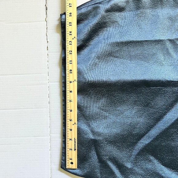 VTG Dana Buchman SILK Pencil Skirt Iridescent Blue| Sz 12 | NWT Deadstock - Picture 5 of 8